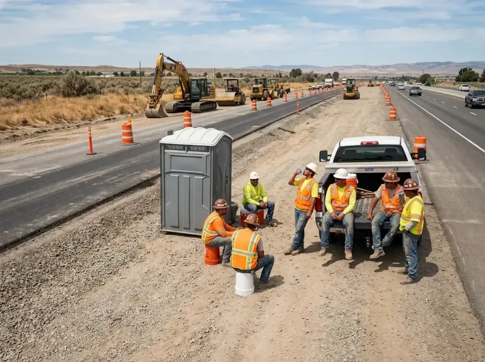 highway-road-construction-crew-007 — frequently asked questions, Porta Potty and Restroom Rentals in Drew, MS